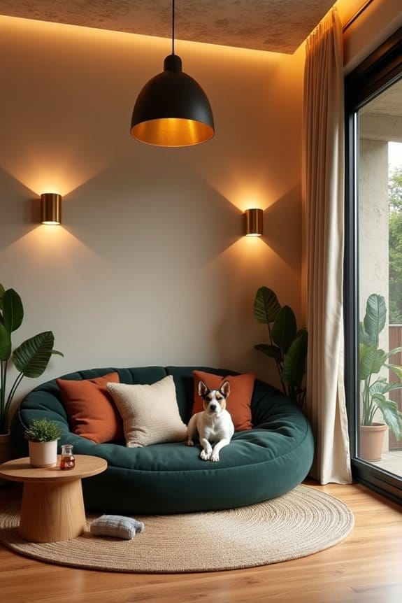 sustainable luxury dog lounge