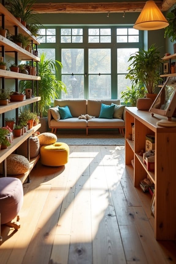 sustainable materials for pet boutique