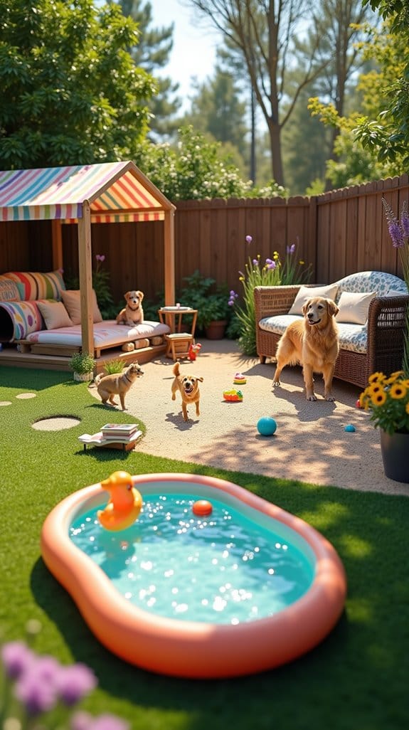 themed dog play areas