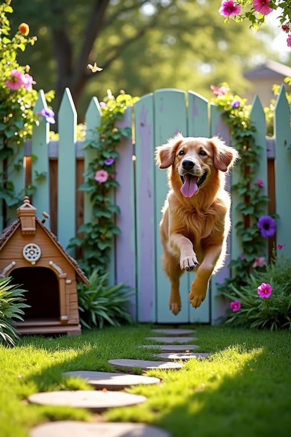 themed fences for dogs