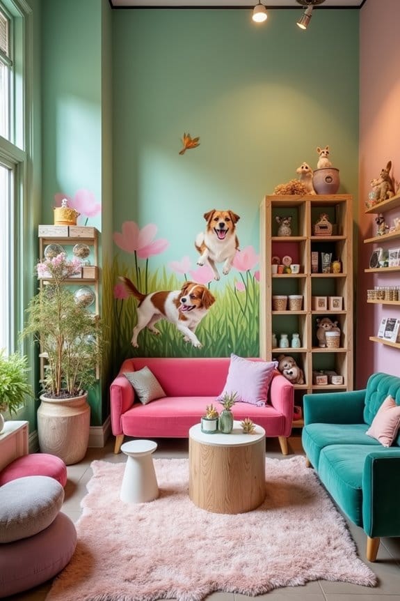 themed pet boutique d cor elements