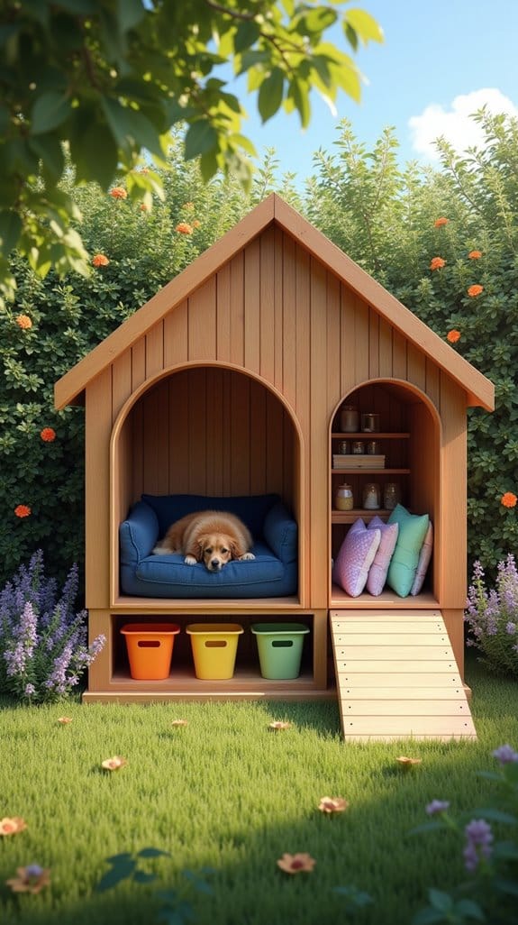 thoughtful dog space design
