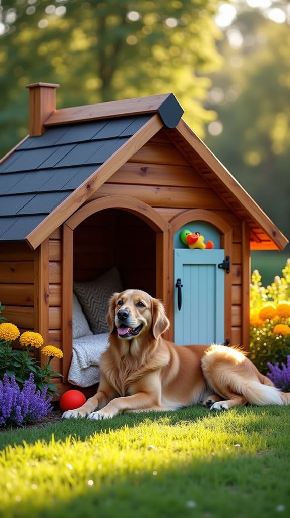 user friendly dog house assembly