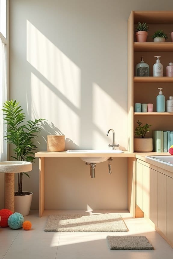 user friendly grooming station design