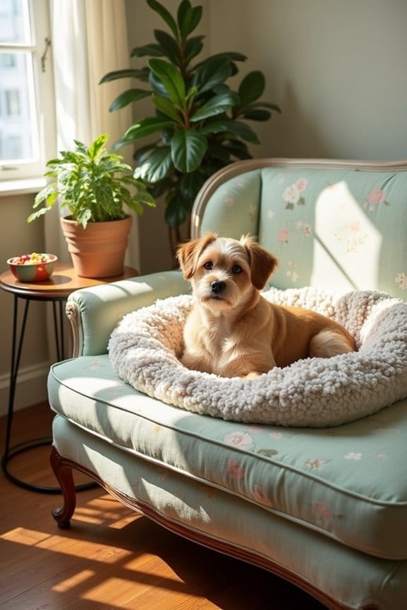 vintage sofa dog haven