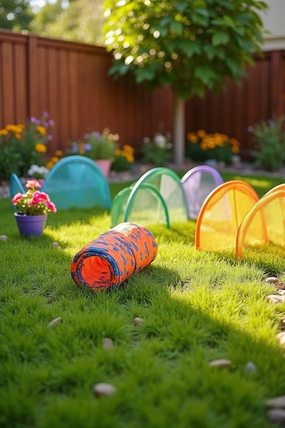 whimsical decorative dog obstacles