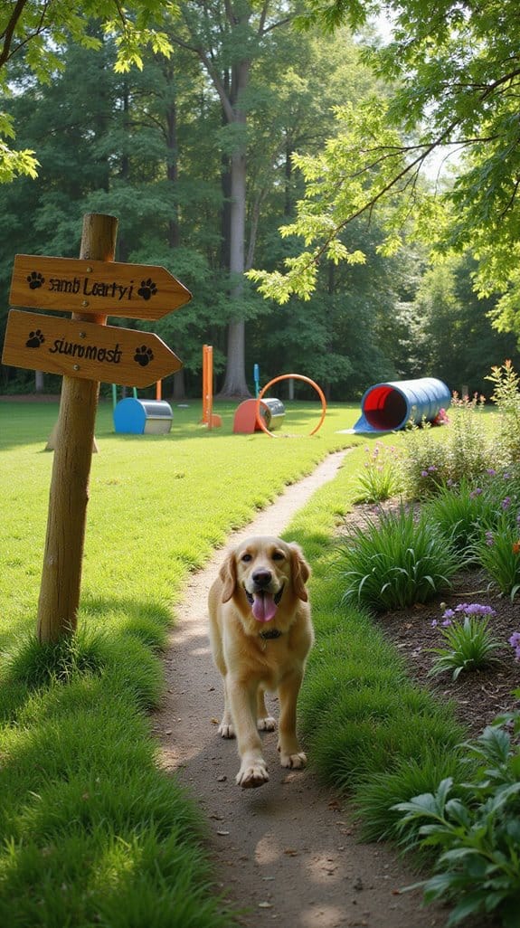 backyard adventure dog trail