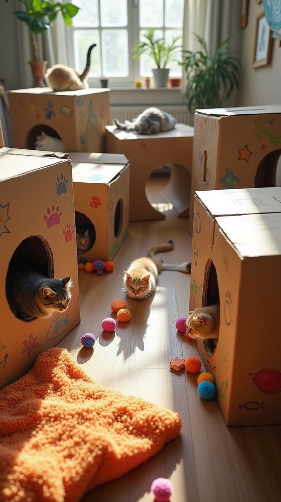 box maze cat adventure