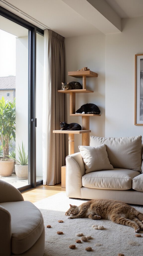 cat friendly multifunctional home design