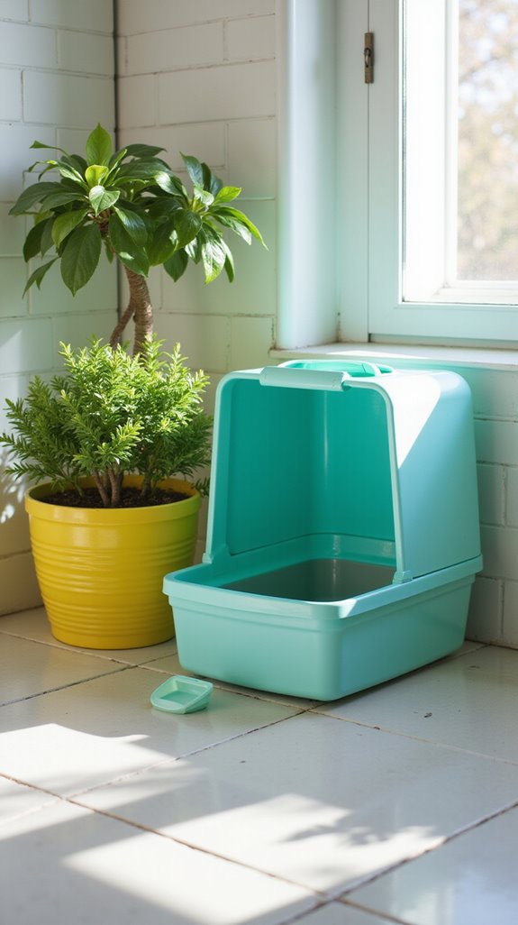 colorful and functional litter boxes