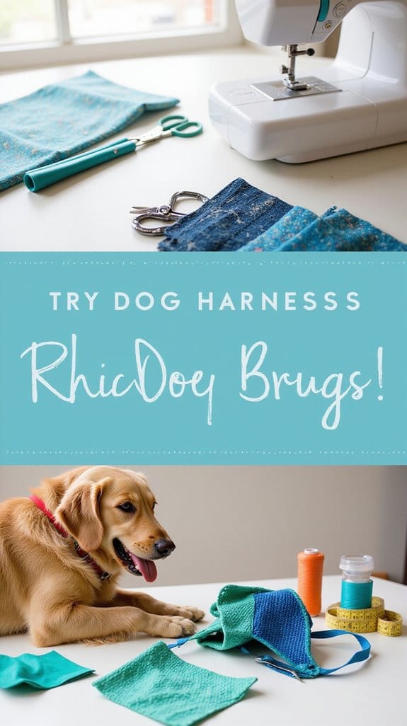 cooling dog harness creation