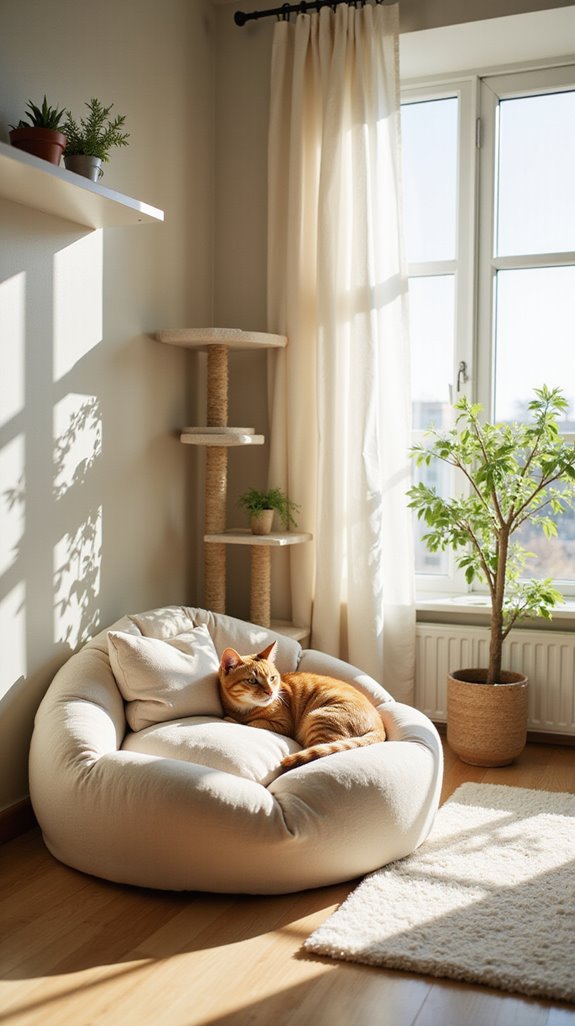 cozy and stylish cat beds