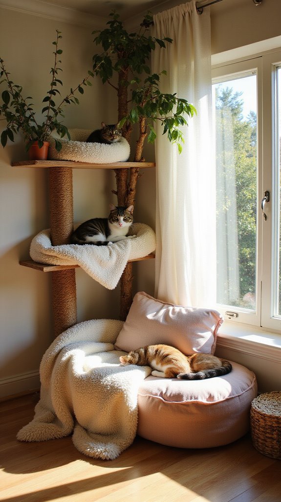 cozy feline hideaways created