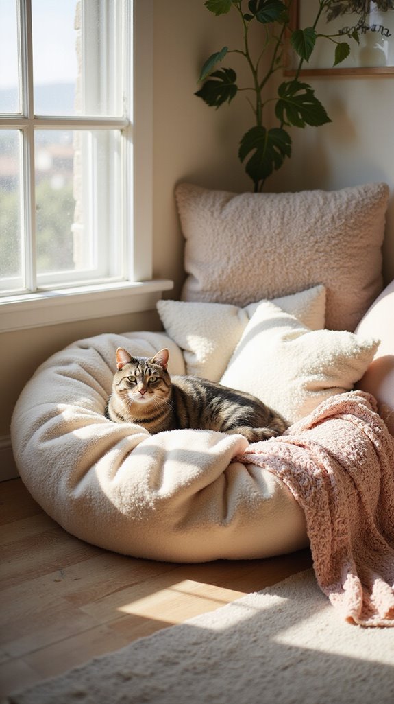 cozy textiles for cats