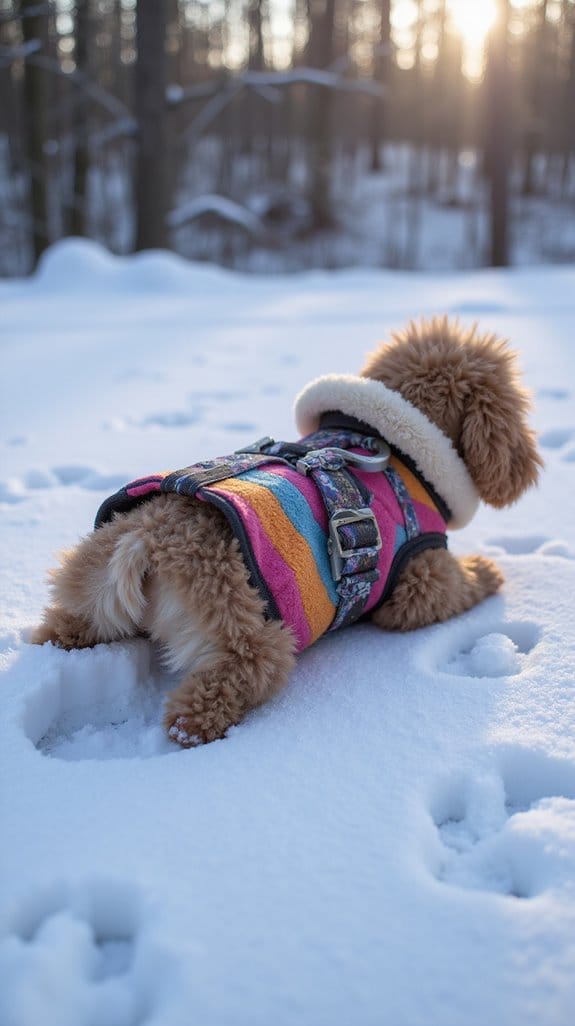 cozy winter harness design
