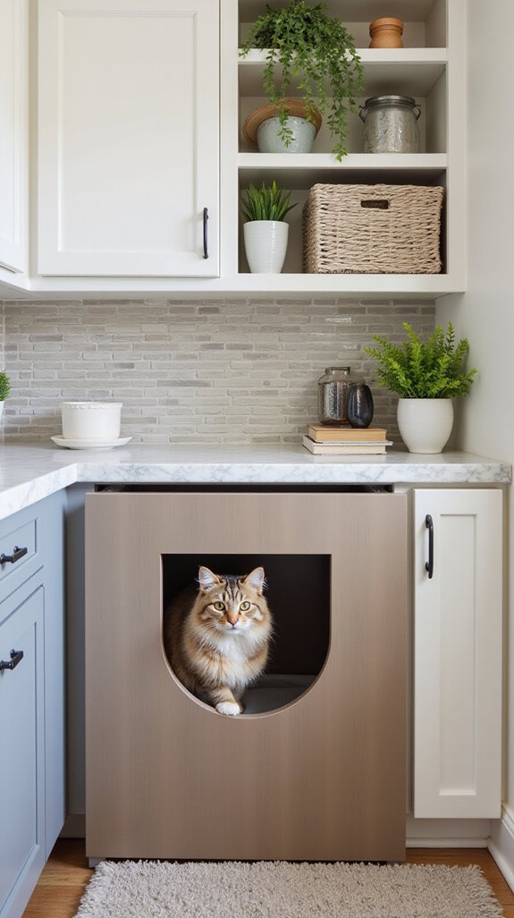 custom hidden litter box