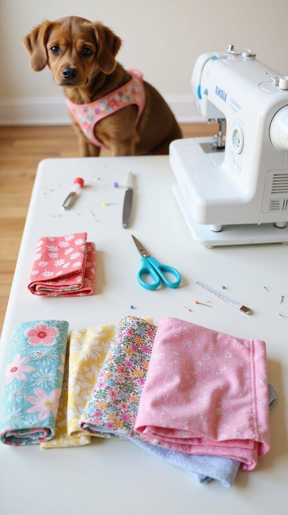 custom sewing dog harness