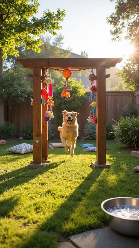 customizable dog fetch stations