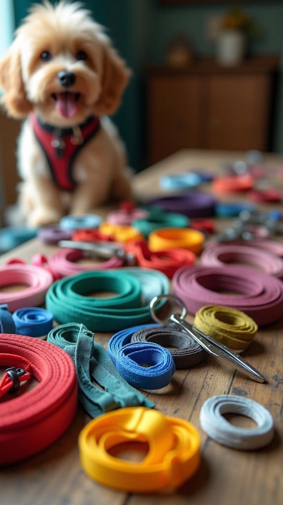 customizable webbing dog harness