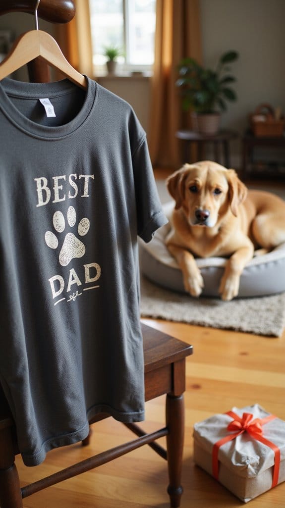 customized dog dad apparel