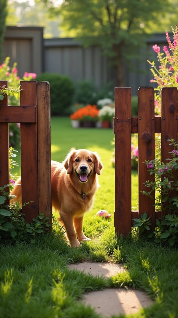 diy pallet dog fence