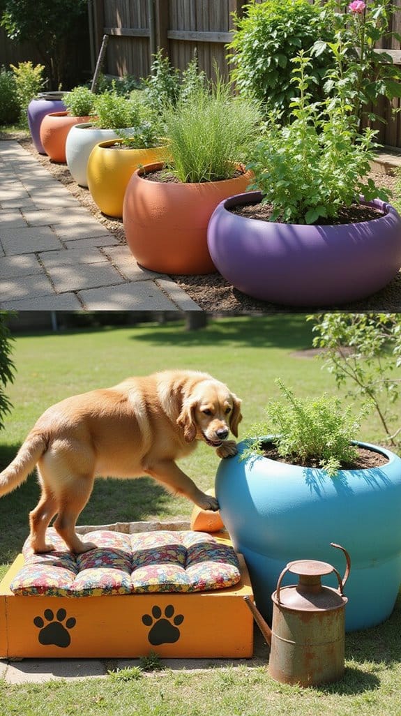dog friendly snack planters