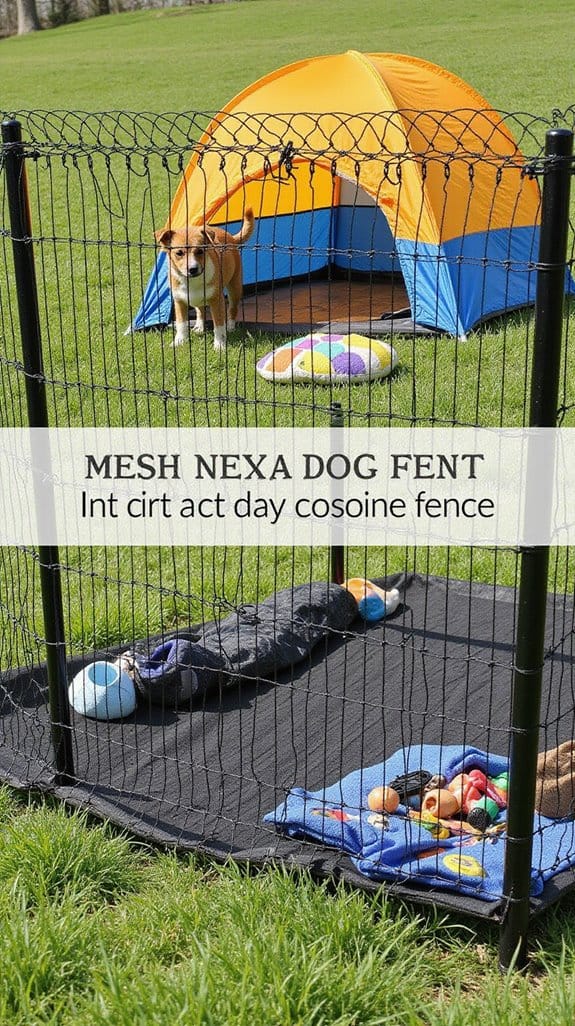 dog safe outdoor barriers