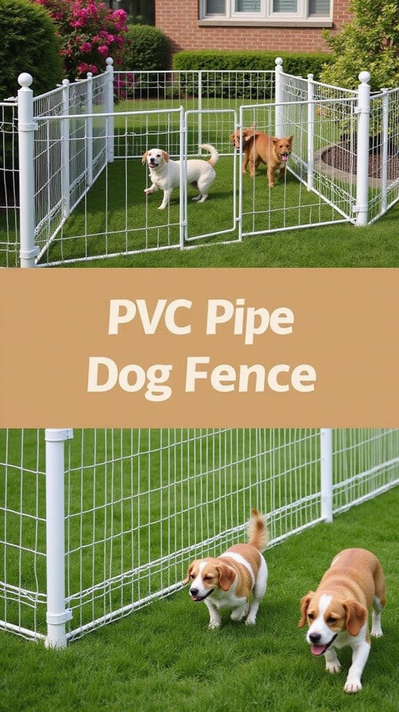 durable customizable pvc dog fence