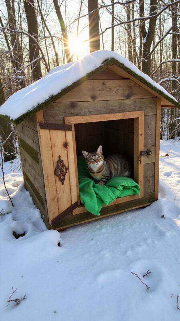 eco friendly cat shelter design