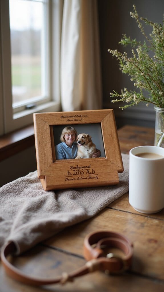 engraved photo frames for pets