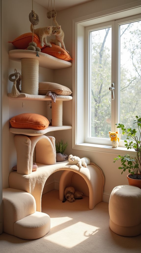 feline interactive play stations