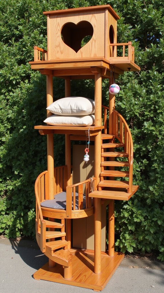 feline playground with versatility