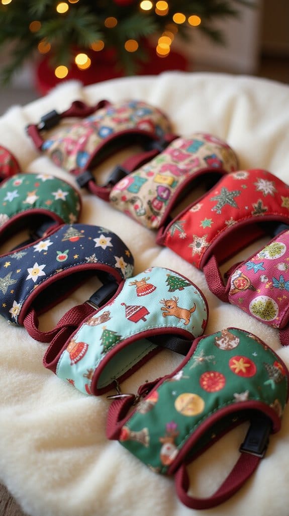 festive dog harness patterns