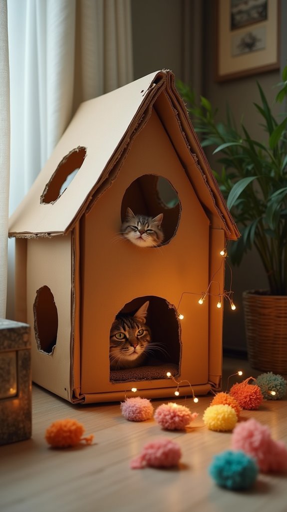 foldable cat house convenience