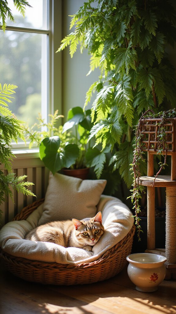 garden paradise for cats