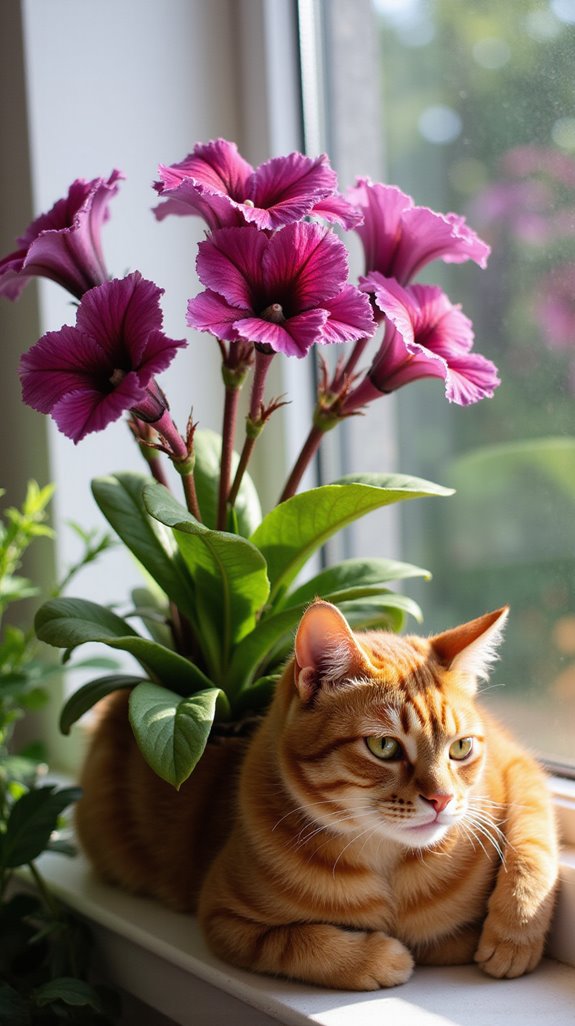 gloxinia safe elegant humid houseplant