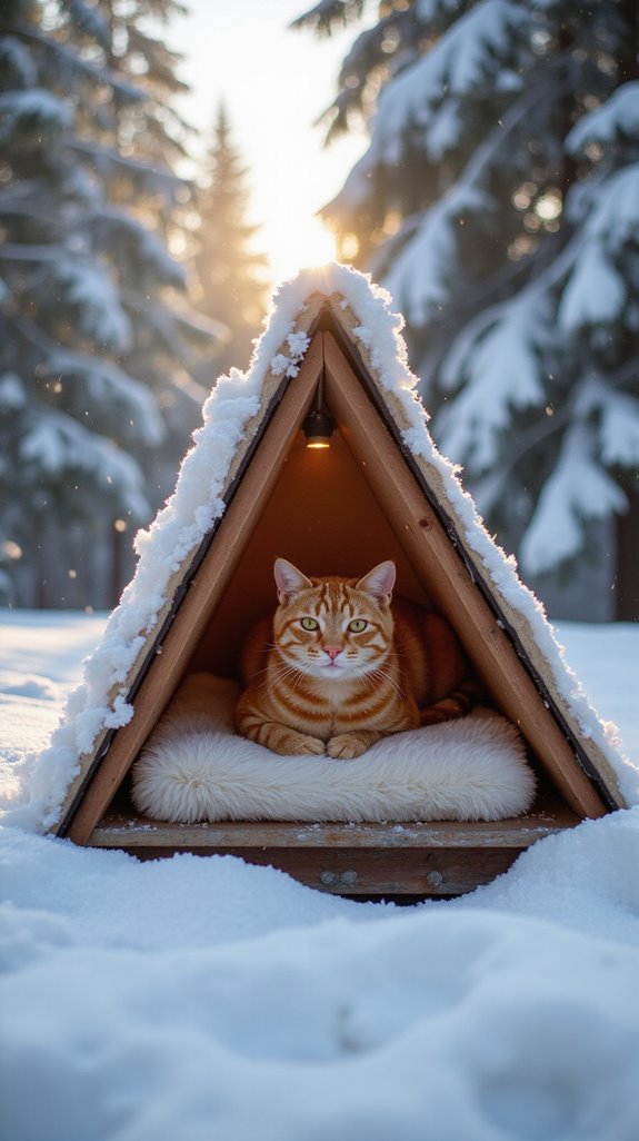 heated outdoor cat shelter