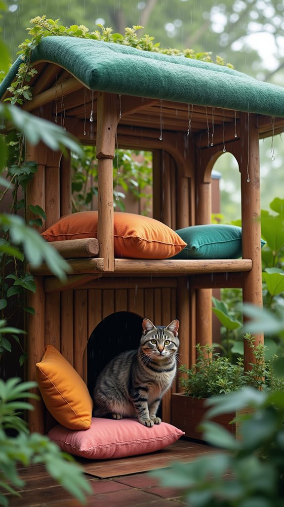 ideal rain shelter features