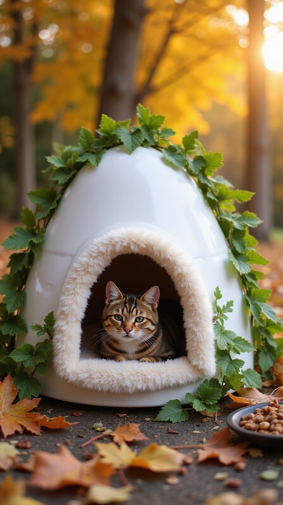 igloo style insulated cat house