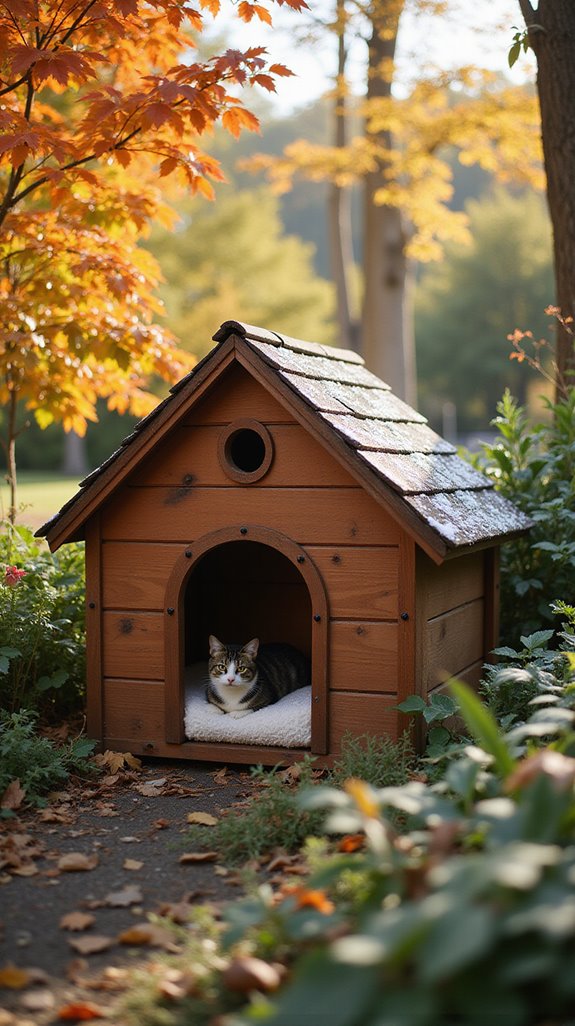 insulated cozy cat shelter