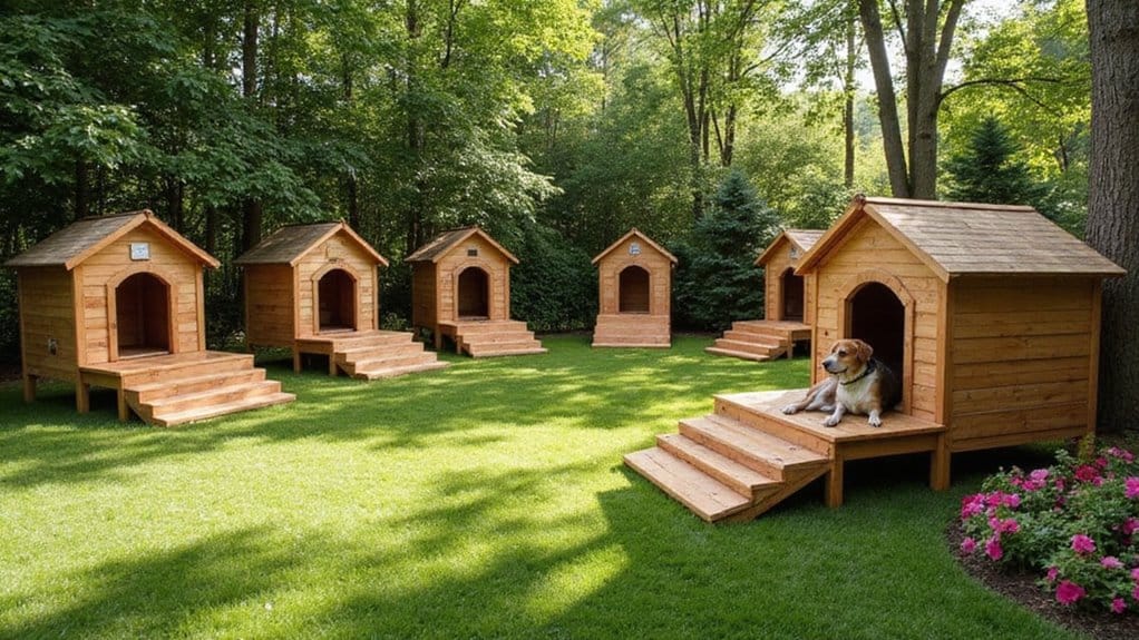 large outdoor dog shelters