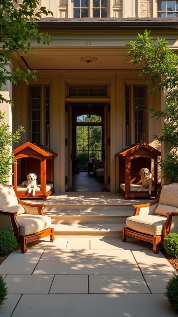 luxury dog mansion features