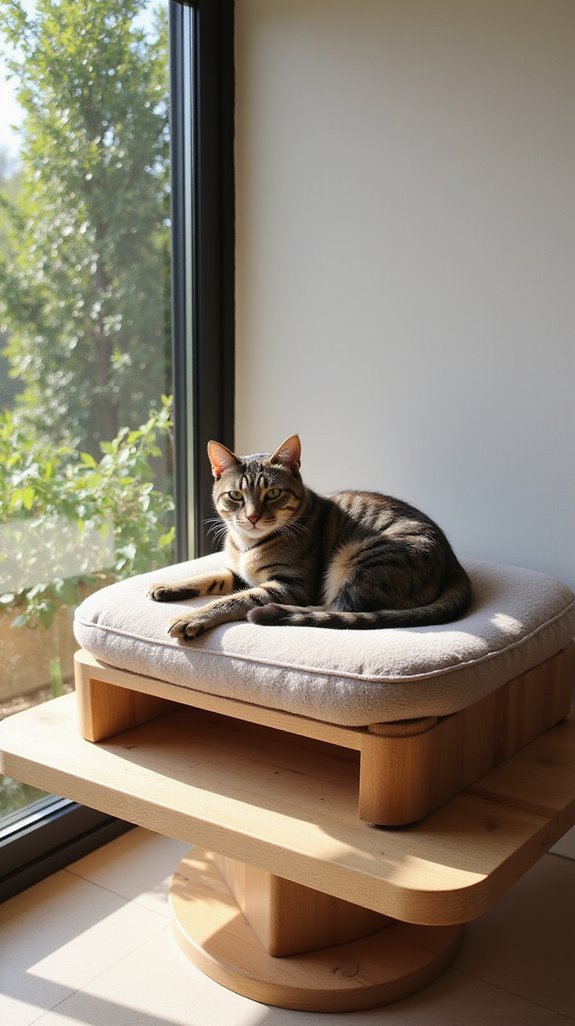 luxury elevated cat beds