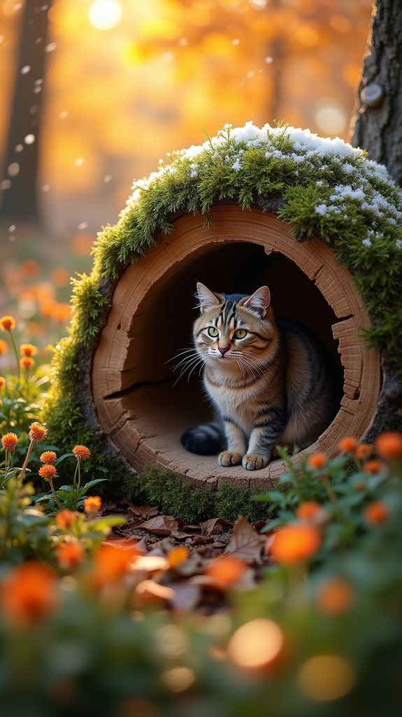 natural log cat shelter
