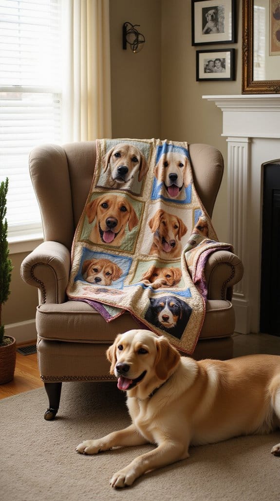 personalized cozy dog blankets
