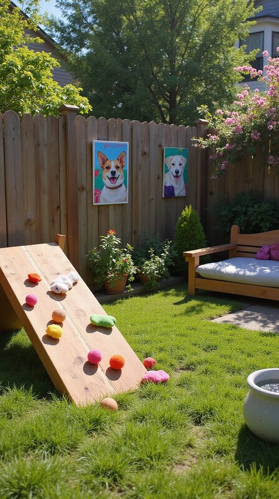 personalized yard dog art