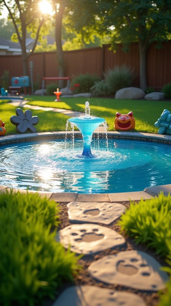 playful canine water paradise