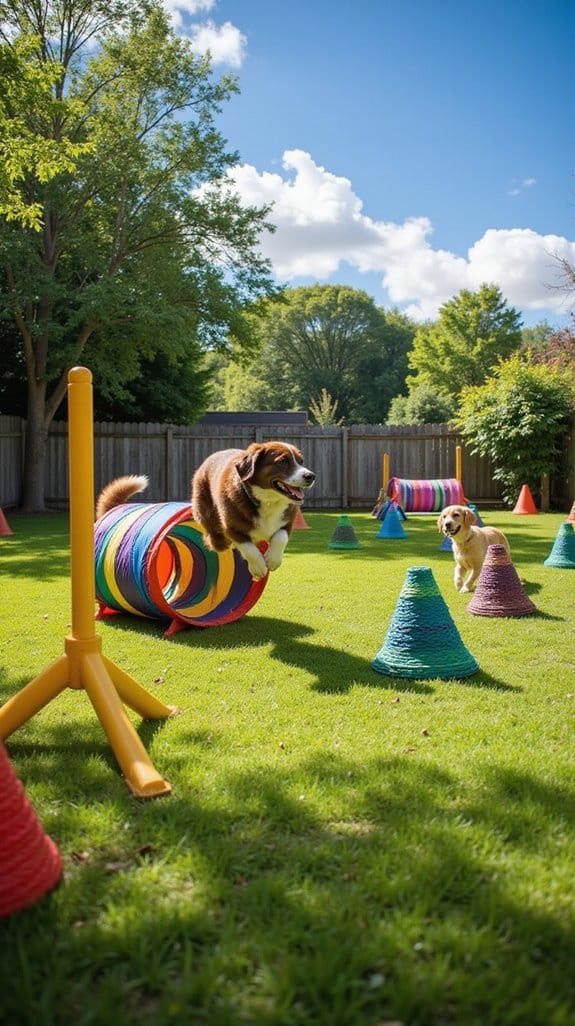 portable dog agility course