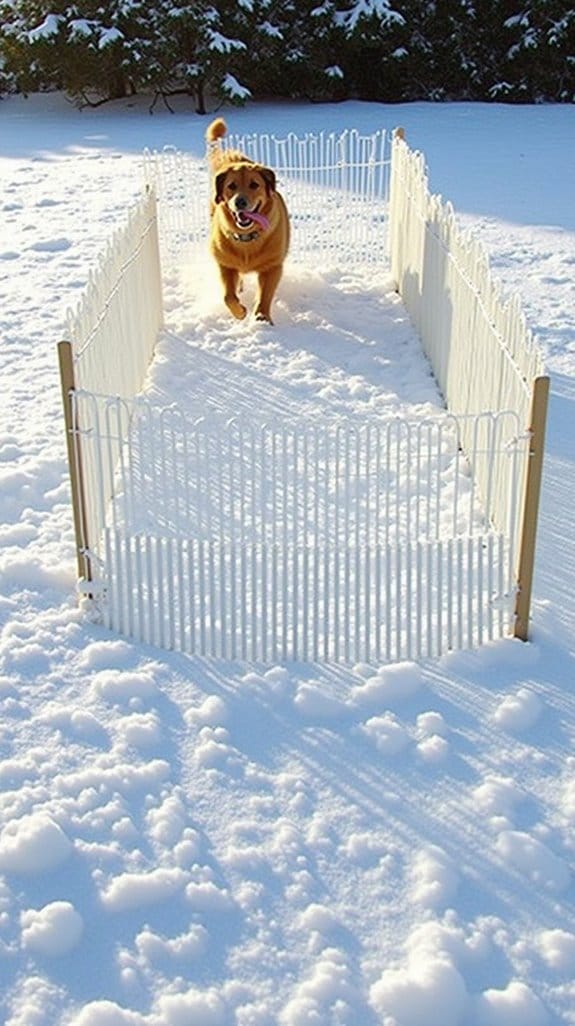 removable fencing for winter