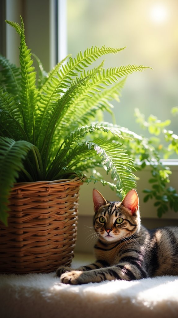 safe lush fern for pets